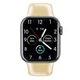 Смарт годинник із сенсорним екраном Smart Watch V6-Z32-PRO 44mm Aluminium, з фітнес функціями, пульсометром, моніторингом здоров'я, голосові дзвінки, 2 ремінці Yelow/Color - зображення 5