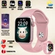 Розумний смарт годинник Smart Watch M16-Mini Aluminium, 3.8см, голосовий виклик, фітнес функції, алюмінієвий корпус Pink - зображення 1