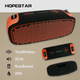 Портативна бездротова колонка Hopestar A30 Bluetooth з функцією Bass Boost 55Вт, 3 динаміка, USB, вологозахист IPX6 Помаранчевий з Сірим - зображення 3