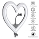 Кольцевая лампа светодиодная в форме сердца M-Light Heart Led RGB 33см с держателем телефона, разноцветный свет для селфи и блогеров, USB+ Штатив 2 метра+Bluetooth пульт+Микрофон - изображение 10