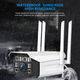 Уличная Wi-Fi IP камера видеонаблюдения цветная на 4 антенны Crystal Eye CY926 2 Мп ночная съёмка с микрофоном и датчиком движения - изображение 9