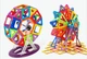 Магнитный конструктор Mag Block Magic Magnet 3D из пластиковых фигур в коробке 36 деталей для детского творчества - изображение 2