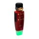Бездротовий мікрофон WSTER WS2011 Bluetooth з колонкою 2в1 зі світлодіодним підсвічуванням, запис пісень, звукові ефекти, microSD, USB, AUX Червоний - зображення 3