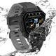 Смарт годинник Smart watch B3-2 розумний браслет з функціями пульсометра, дзвінки, повідомлення, крокомір, вологозахищений Чорний - зображення 3