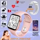 Умные смарт часы с двумя браслетами Smart Watch SWZ32 PRO голосовой вызов, функции фитнес трекера, измерение температуры тела и пульсометр Pink - изображение 1