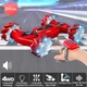 Трюковая машинка перевертыш 31см на радиоуправлении жестами браслетом Monster Drift ERQ2093 музыкальная с подсветкой, разворот на 360° Красная - изображение 1