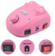 Фрезер-машинка для маникюра и педикюра с педалью Beauty nail 9-1 DM-208 коррекции искусственных ногтей 6 насадок 25 т об/мин Розовая - изображение 3