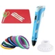 3D ручка c LCD дисплеем AToys 3DPen Blue+набор для творчества + Эко пластик 109 метров - изображение 13