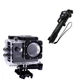 Экшн камера с боксом для подводного плавания водонепроницаемая Action Camera D6+ Селфи палка-монопод Bluetooth Черный - изображение 10