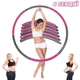 Обруч массажный для создания красивой талии и сжигания лишнего веса Sporty Hula Hoop 90 см Разборной 6-секций - изображение 1