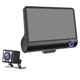 Автомобільний відеореєстратор на 3 камери DVR 202XH 1080p FullHD екран 4.3 дюйми з функцією паркувального монітора - зображення 2