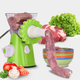 Ручна м'ясорубка механічна багатофункційна 4в1 Meat Grinder UKC MG706 з насадкою для сосисок Зелена - зображення 8