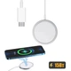 Беспроводная зарядное устройство для телефона MagSafe Charger ST-15 White - изображение 1