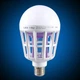 Світлодіодна лампа приманка для комарів мошок ZUP LIGHT пастка від комарів та комах знищувач у патрон Е27 - зображення 4