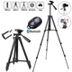 Штатив универсальный 1.02м для фотоаппарата и телефона трипод металлический TRIPOD 3120А+пульт 2023+чехол - изображение 1