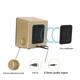 Компактные USB колонки для ПК ноутбука SPEAKER FT-280 2.0 портативная акустика 2х3W - изображение 4