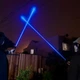 Лазерна указка (лазерний целеуказатель) 10000Мвт синя з насадками Laser Blue YXB 008 - зображення 4