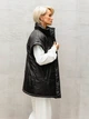Жилет женский теплый пуховый удлиненный на молнии с поясом Seventeen 2XL-3XL Черный 2088.5478 - изображение 2