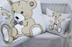 Детский комплект в кроватку Tag Tekstil 100% хлопок Teddy grey - изображение 2