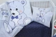 Детский комплект в кроватку Tag Tekstil 100% хлопок Teddy blue - изображение 2