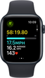 Смарт-годинник Apple Watch SE (2023) GPS 44mm Midnight Aluminium Case with Midnight Sport Band - S/M (MRE73) - зображення 6