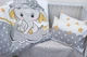 Дитячий комплект в ліжечко Tag Tekstil 100% бавовна Sweet sleeper grey - зображення 2