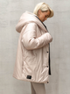 Пуховик двухсторонний зимний женский Seventeen 2091.5464 L-XL Черный с бежевым (Sev2000000183442) - изображение 5