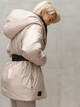 Пуховик двухсторонний зимний женский Seventeen 2091.5464 L-XL Черный с бежевым (Sev2000000183442) - изображение 8