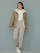 Пуховик зимний короткий женский Seventeen 2086.5427 L-XL Бежевый (Sev2000000184296) - изображение 4