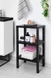 Стеллаж этажерка на 3 полки, M&T Displays, пластик, 38х29х74 см, черный - изображение 1