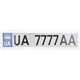 Рамка Сarlife под номер, белая глянцевая NH440 - изображение 1