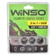 Розгалужувач прикурювача Winso 3в1 з USB для автомобіля 12V зарядний пристрій із запобіжником (DO-LI_33S) - зображення 4