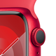 Smartwatch Apple Watch Series 9 GPS 41mm (PRODUCT) Red Aluminium Case with (PRODUCT) Red Sport Band - S/M (MRXG3) - obraz 3