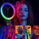 Кольцевая лампа RGB MJ 300 Soft Ring Light 30 см - изображение 14