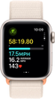 Smartwatch Apple Watch SE (2023) GPS + Cellular 44mm Starlight Aluminium Case with Starlight Sport Loop (MRH23) - obraz 6