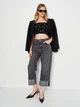 Топ женский H&M 0972843 M Черный (7000000001091) - изображение 3