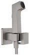 Гигиенический душ с смесителем HANSGROHE Bidette 1jet E черный матовый хром 29233340 - изображение 1