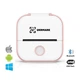 Мини термопринтер UKRMARK P02PK Bluetooth, бело-розовый, рулоны 50-57 мм, печать на термобумаге и полимерных этикетках - изображение 1
