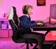 Fotel gamingowy Trust GXT703W Riye Biały (8713439251302) - obraz 8