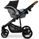 Коляска Lionelo 3 в 1 Mari Tour Black Onyx (LO-MARI TOUR 3IN1 BLACK ONYX) - изображение 11
