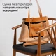 Шопер Takeasy Жовтогарячий - Італійська жіноча м’яка сумка-шопер із натуральної шкіри без підкладки на блискавці з внутрішньою кишенею та твердим дном (201718-ora-D29) - зображення 5