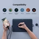 Графический планшет Huion HS611 Starry Blue 10.1" х 6.38" Синий (HS611 Blue) - изображение 7