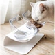 Миска для кота двойная с нескользящей наклонной подставкой UKC Feeding Bowl - изображение 2