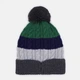 Детская зимняя шапка-бини вязаная с помпоном для мальчика Coccodrillo Accessories Winter Boy ZC2364311AWB-022 48 см Разноцветная (5904706006180) - изображение 3