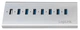 USB-хаб Logilink на 7 USB 3.0 портів + 1 порт швидкої зарядки з блоком живлення (4052792033694) - зображення 2