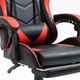 Кресло игровое GAMING CHAIR OC-810 с подставкой для ног, цвет черный/красный - изображение 6