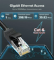 Патч корд Ugreen сетевой кабель 1000 Mбит\с Ethernet RJ45 Cat 6 круглый 2М Black (NW102) 20160 - изображение 4