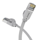 Патч корд Baseus плоский высокоскоростной сетевой кабель RJ45 Cat 6 1000 Мбит/с 5 м Grey (PCWL-D0G) - изображение 2