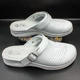 Чоловічі сабо шкіряні Adaco 712sr white 46р - зображення 2