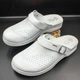 Чоловічі сабо шкіряні Adaco 712sr white 46р - зображення 7
